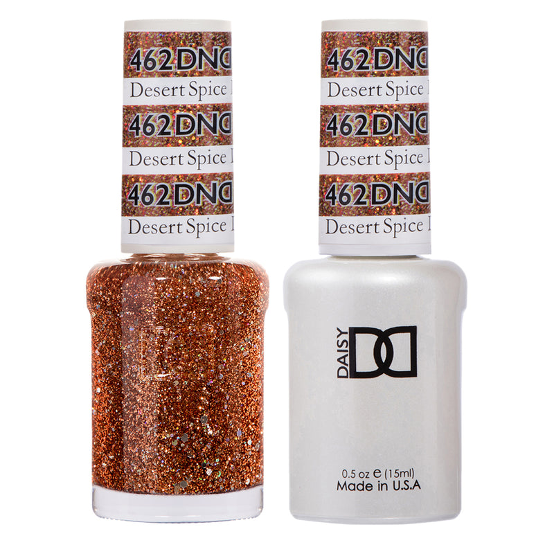Gel y laca DND n.° 462 Especias de postre – 14 ml (0,5 fl oz) Removible con luz UV/LED