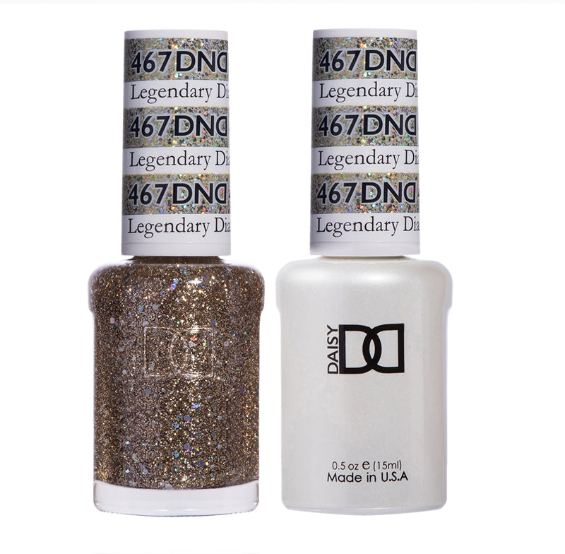 DND Gel & Lacquer #467 Legendary Diamond – 0.5 fl oz UV/LED Soak Off