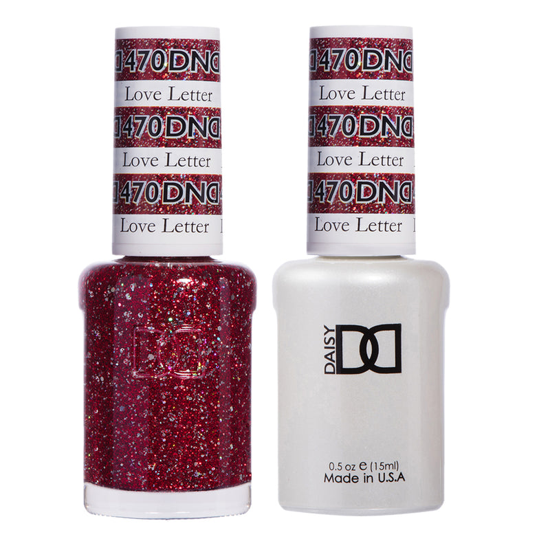 Gel y laca DND n.° 470 Carta de amor – 14 ml (0,5 fl oz) UV/LED Removible