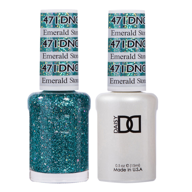 Gel y laca DND n.° 471 Piedra esmeralda – 14 ml (0,5 fl oz) UV/LED para remojar