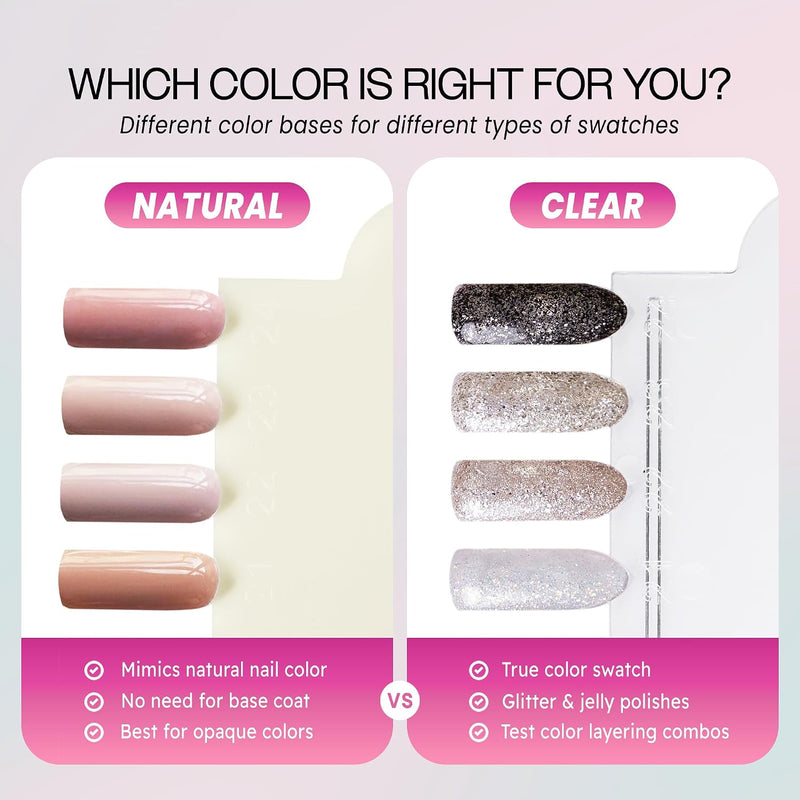 10 Palettes 48 Nail Tips Display Board | Clear