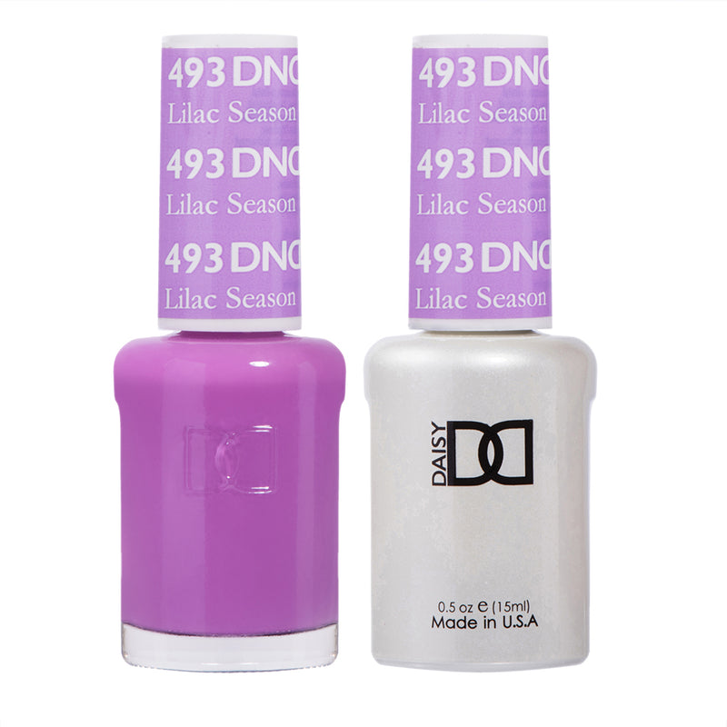 DND Gel & Lacquer #493 Lilac Season – 0.5 fl oz UV/LED Soak Off