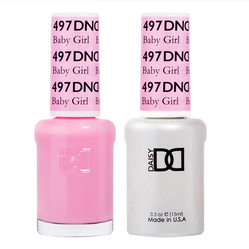 DND Gel & Lacquer #497 Baby Girl – 0.5 fl oz UV/LED Soak Off