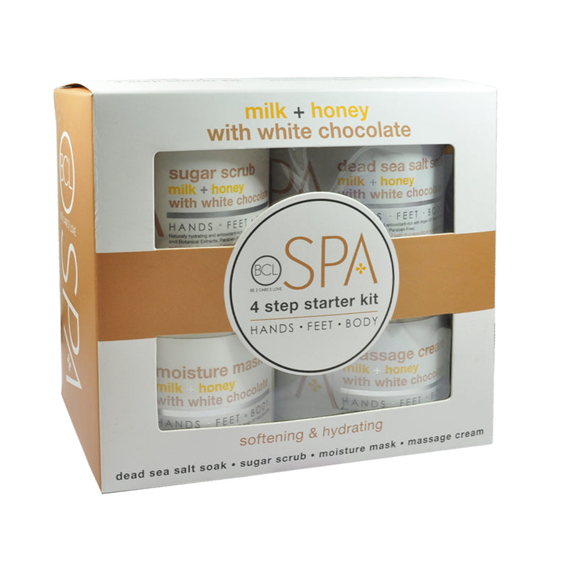 BCL SPA - Kit de inicio de 4 pasos Leche + Miel