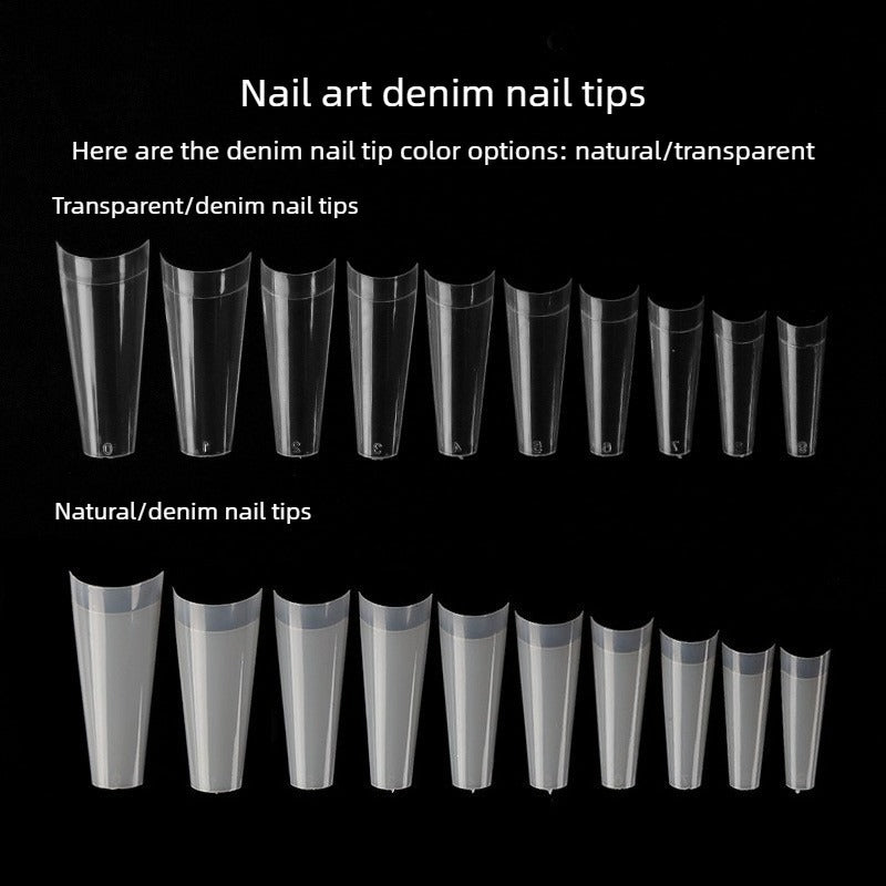 Natural Full Cover Korean Standard Nail Tips 500pcs (2 Pack)