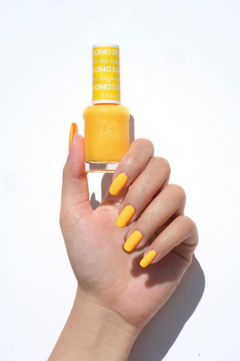 DND Gel & Lacquer #506 Summer Sun – 0.5 fl oz UV/LED Soak Off