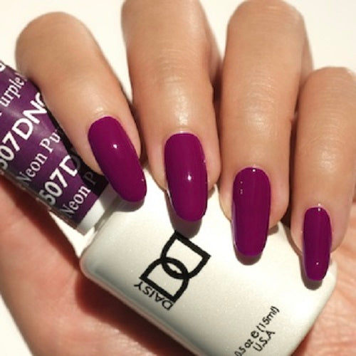 DND Gel & Lacquer #507 Neon Purple – 0.5 fl oz UV/LED Soak Off