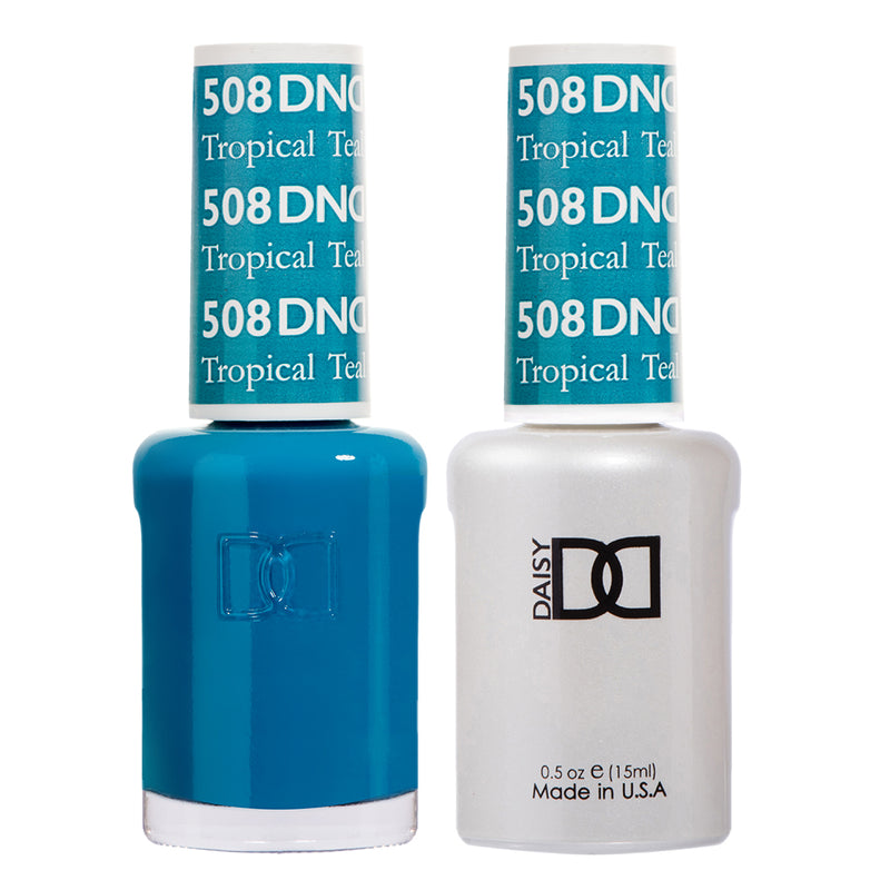 DND Gel & Lacquer #508 Tropical Teal – 0.5 fl oz UV/LED Soak Off