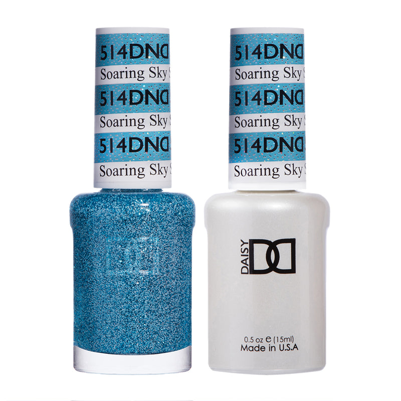 DND Gel & Lacquer #514 Soaring Sky – 0.5 fl oz UV/LED Soak Off