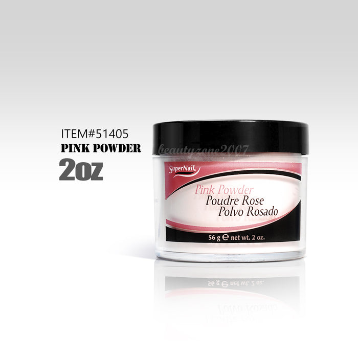 SuperNail Acrylic Nail Powder Pink 2oz #51405