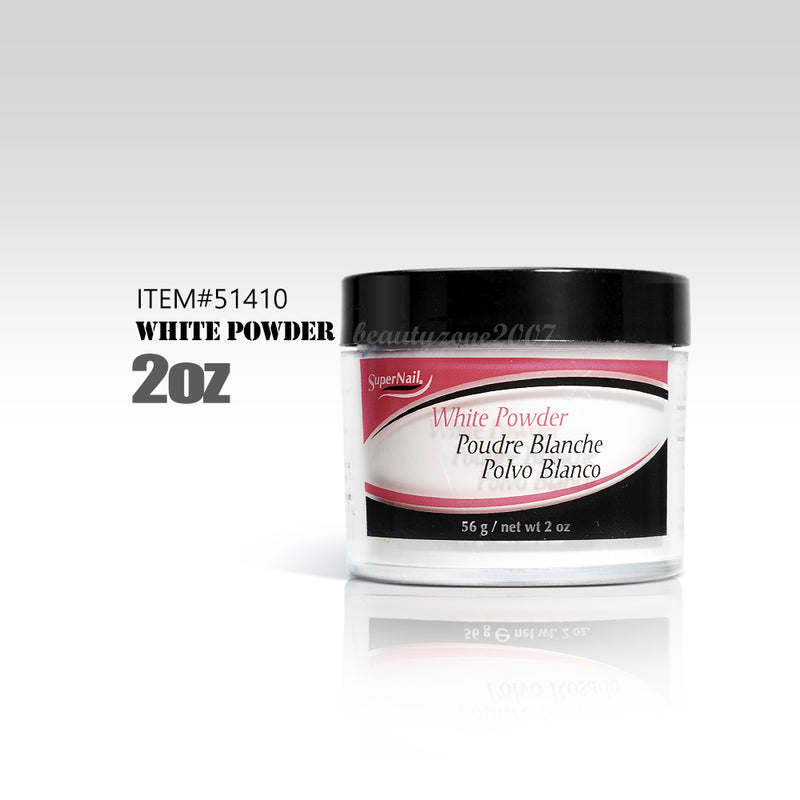 SuperNail - Acrylic Nail Powder White 2 oz #51410