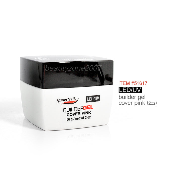 SuperNail - LED / UV Builder Gel - Cover Pink 2oz #51617