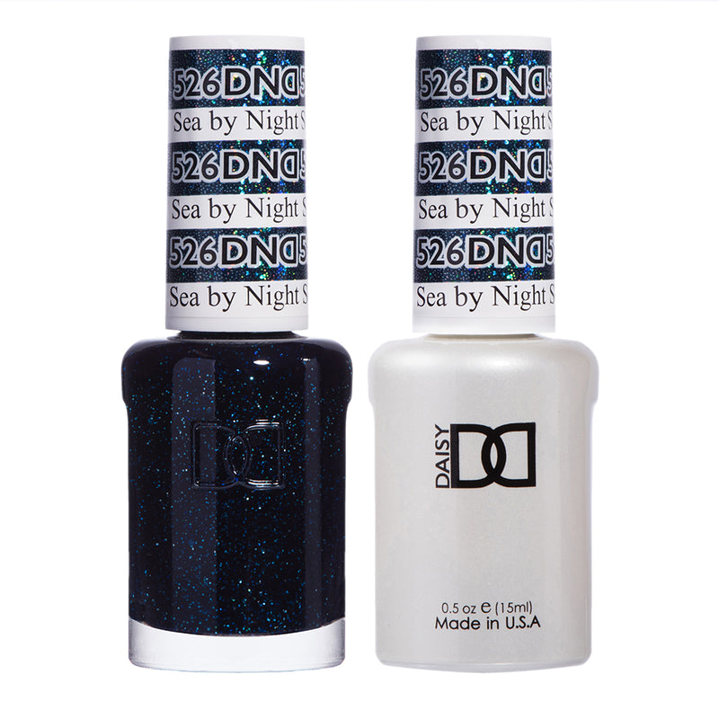 DND Gel & Lacquer #526 Sea By Nightt – 0.5 fl oz UV/LED Soak Off