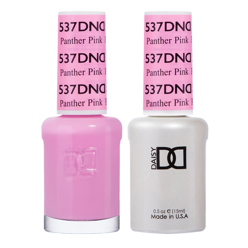 DND Gel & Lacquer #537 Panther Pink – 0.5 fl oz UV/LED Soak Off