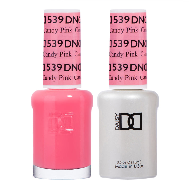 DND Gel & Lacquer #539 Candy Pink – 0.5 fl oz UV/LED Soak Off