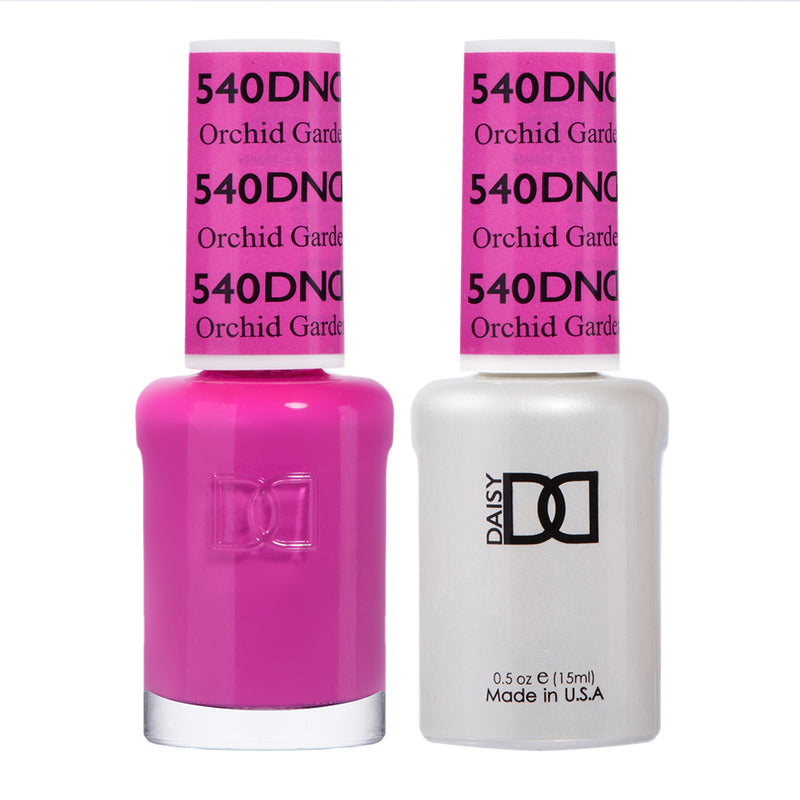 Gel y laca DND n.° 540 Jardín de Orquídeas – 14 ml (0,5 fl oz) UV/LED para remojo
