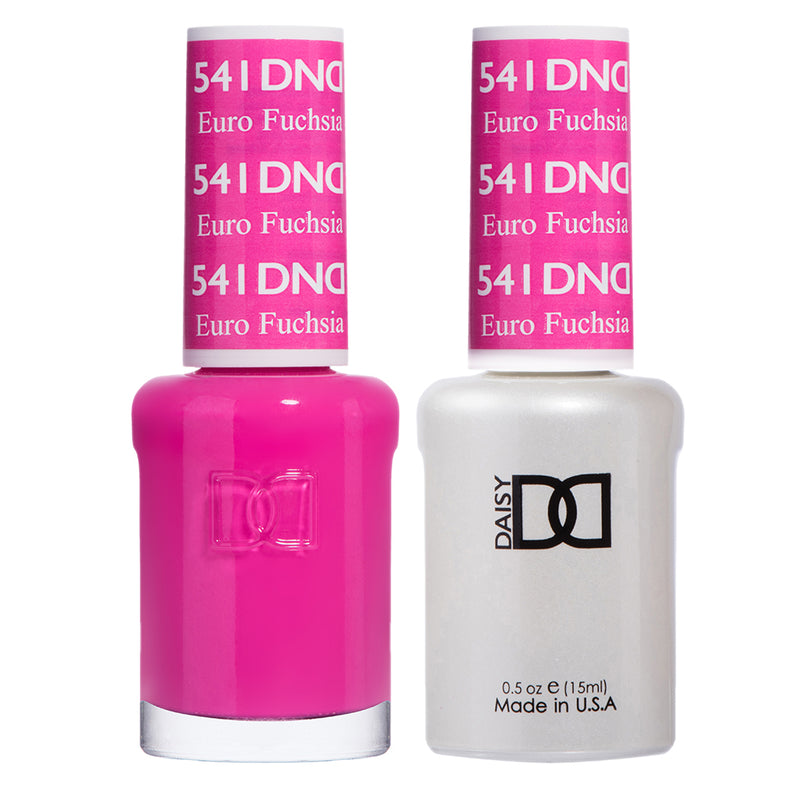 Gel y laca DND n.° 541 Euro Fuchsia – 14 ml (0,5 fl oz) UV/LED Soak Off