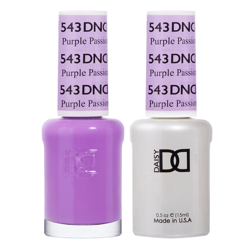 DND Gel & Lacquer #543 Purple Passion – 0.5 fl oz UV/LED Soak Off