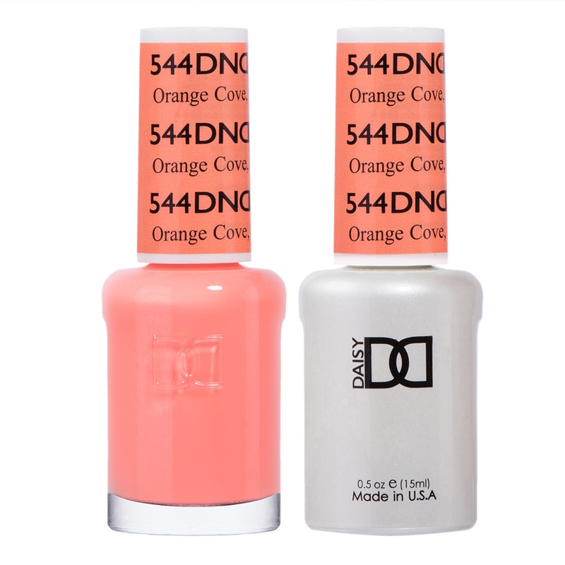 DND Gel & Lacquer #544 Orange Cove – 0.5 fl oz UV/LED Soak Off