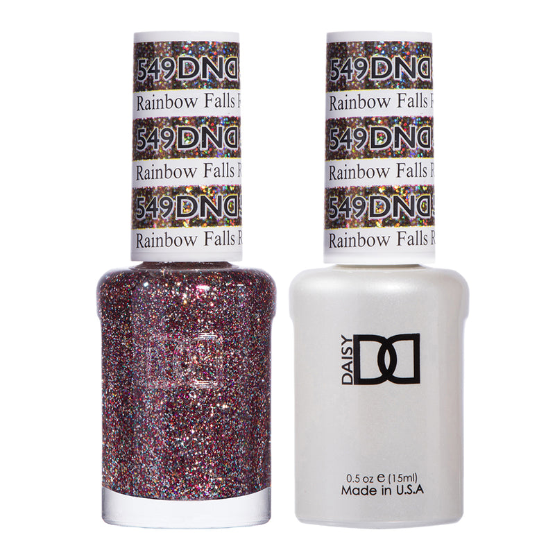 DND Gel & Lacquer #549 Rainbow Falls – 0.5 fl oz UV/LED Soak Off