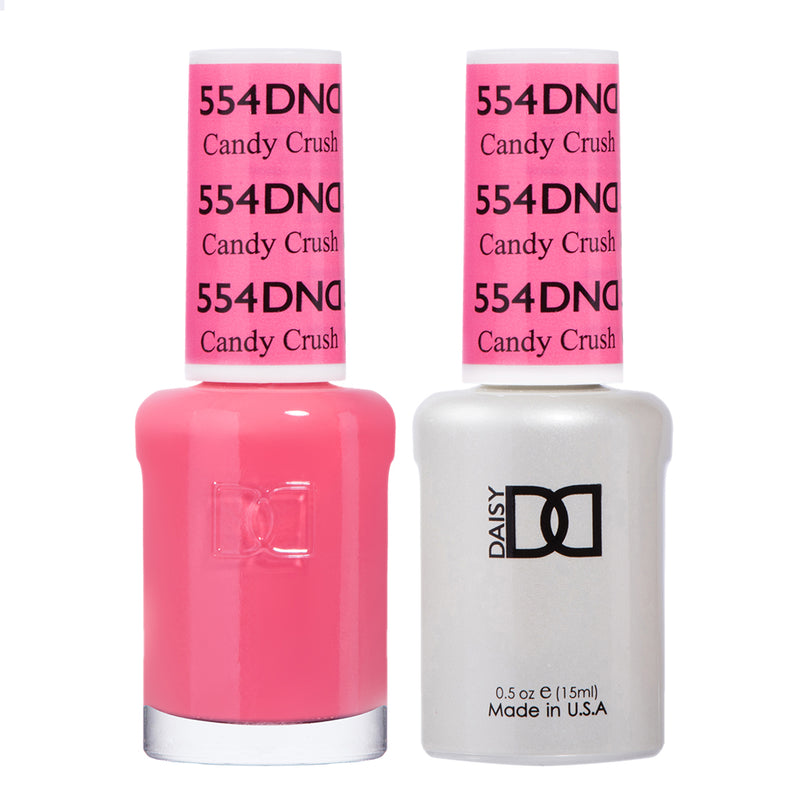 Gel y laca DND n.° 554 Candy Crush – 14 ml (0,5 fl oz) UV/LED, fácil de retirar