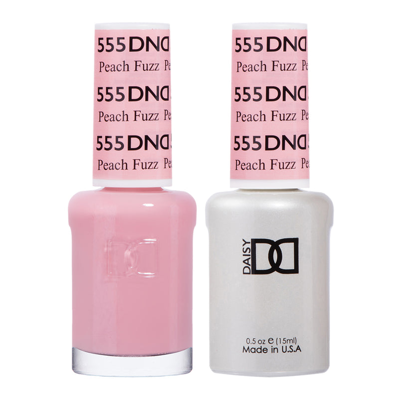 DND Gel & Lacquer #555 Peach Fuzz – 0.5 fl oz UV/LED Soak Off