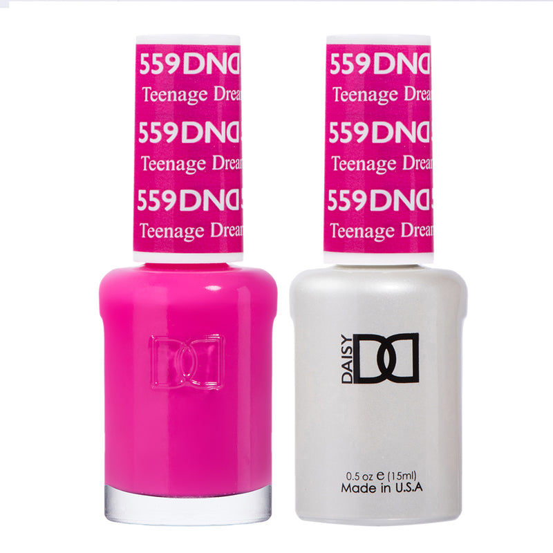 Gel y laca DND n.° 559 Teenage Dream – 14 ml (0,5 fl oz) UV/LED Soak Off