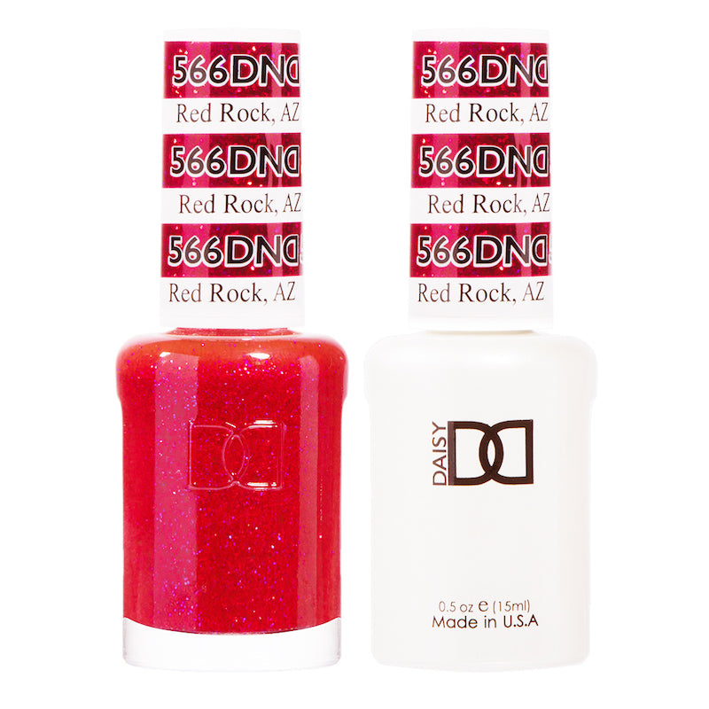 DND Gel & Lacquer #566 Red Rock – 0.5 fl oz UV/LED Soak Off