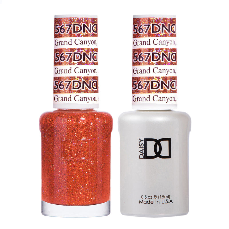Gel y laca DND n.° 567 Grand Canyon – 14 ml (0,5 fl oz) UV/LED para remojar