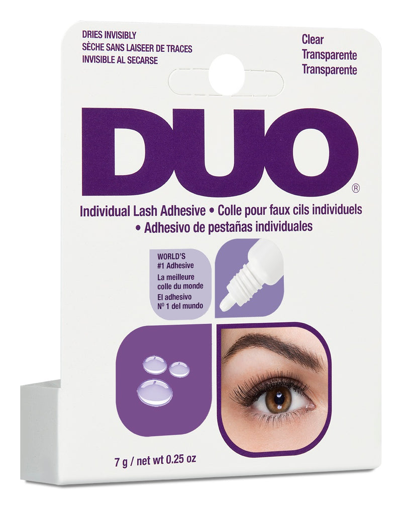 Adhesivo para pestañas individuales Duo transparente 0.25 oz #56811