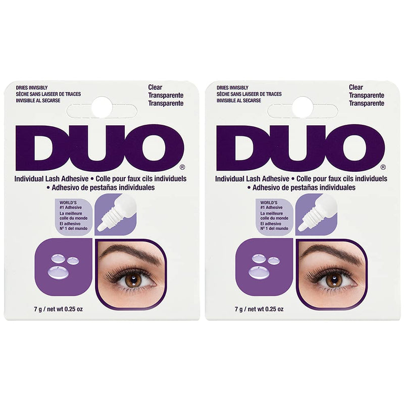 DUO - Adhesivo para pestañas individuales - Transparente (Paquete de 2) #56811 
