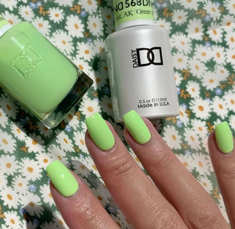DND Gel & Lacquer #568 Green Forest, AK – 0.5 fl oz UV/LED Soak Off