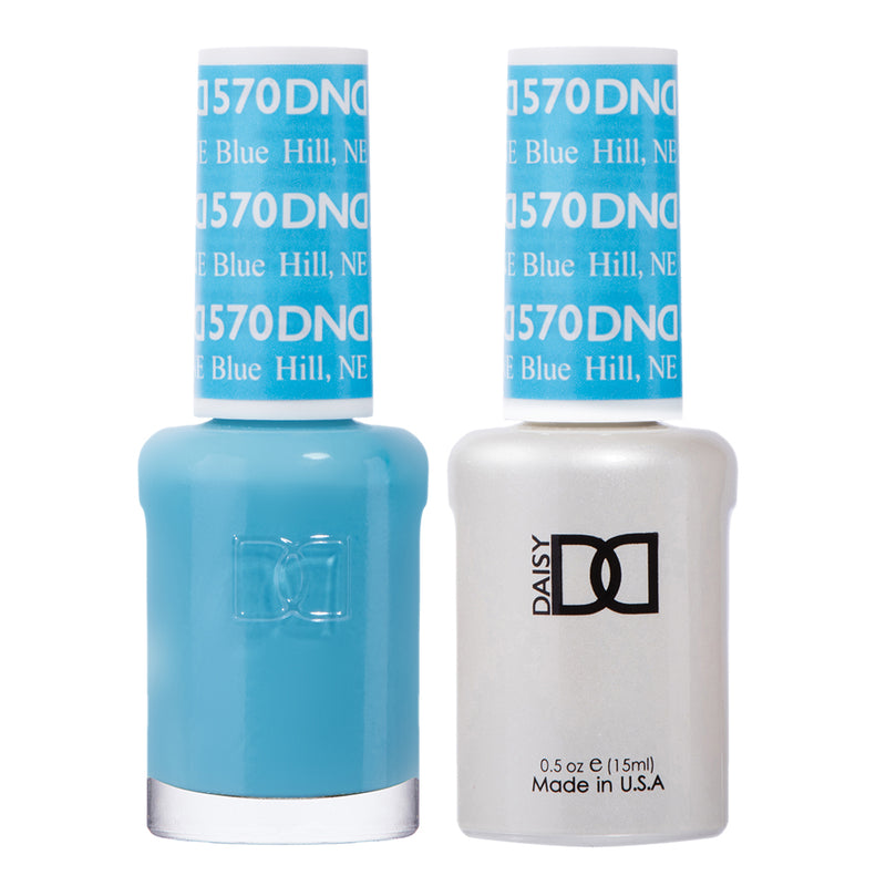 DND Gel & Lacquer #570 Blue Hill – 0.5 fl oz UV/LED Soak Off