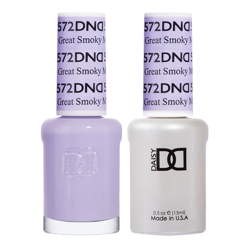 Gel y laca DND n.° 572 Great Smoky Mountain – 14 ml (0,5 fl oz) UV/LED para remojar