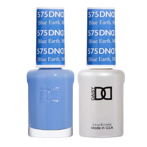 DND Gel & Lacquer #575 Blue Earth – 0.5 fl oz UV/LED Soak Off
