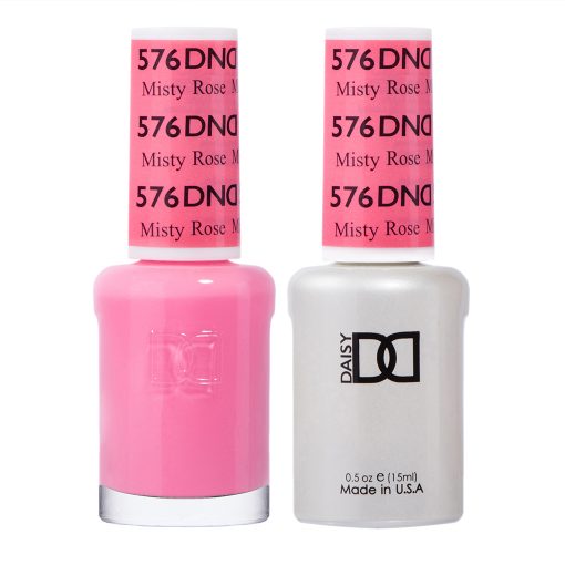 DND Gel & Lacquer #576 Misty Rose – 0.5 fl oz UV/LED Soak Off