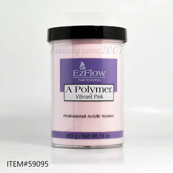 EzFlow Acrylic Powder - Vibrant Pink 16oz