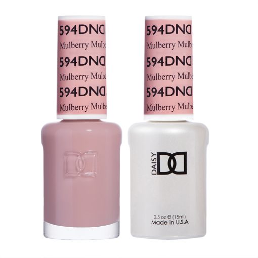 Gel y laca DND n.° 594 Morera – 14 ml (0,5 fl oz) UV/LED Soak Off