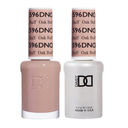 Gel y laca DND n.° 596 Roble Pulidor – 14 ml (0,5 fl oz) Eliminación UV/LED