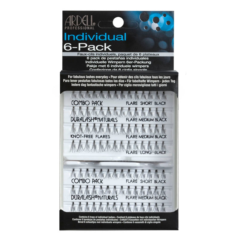Ardell - Paquete de 6 unidades individuales sin nudos, combo n.° 60075 (paquete de 2)