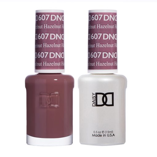 Gel y laca DND n.° 607 Avellana – 14 ml (0,5 fl oz) UV/LED Soak Off