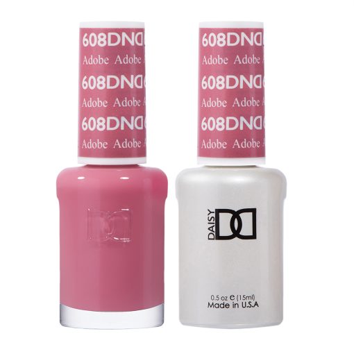 DND Gel & Lacquer #608 Adobe – 0.5 fl oz UV/LED Soak Off