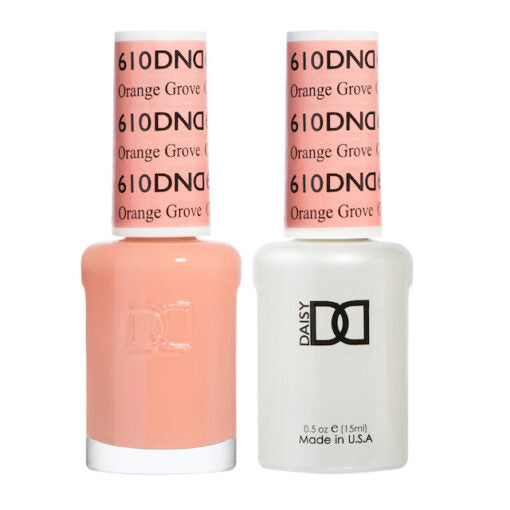 DND Gel & Lacquer #610 Orange Grove – 0.5 fl oz UV/LED Soak Off