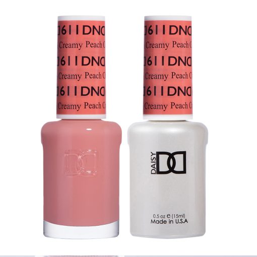 DND Gel & Lacquer #611 Creamy Peach – 0.5 fl oz UV/LED Soak Off