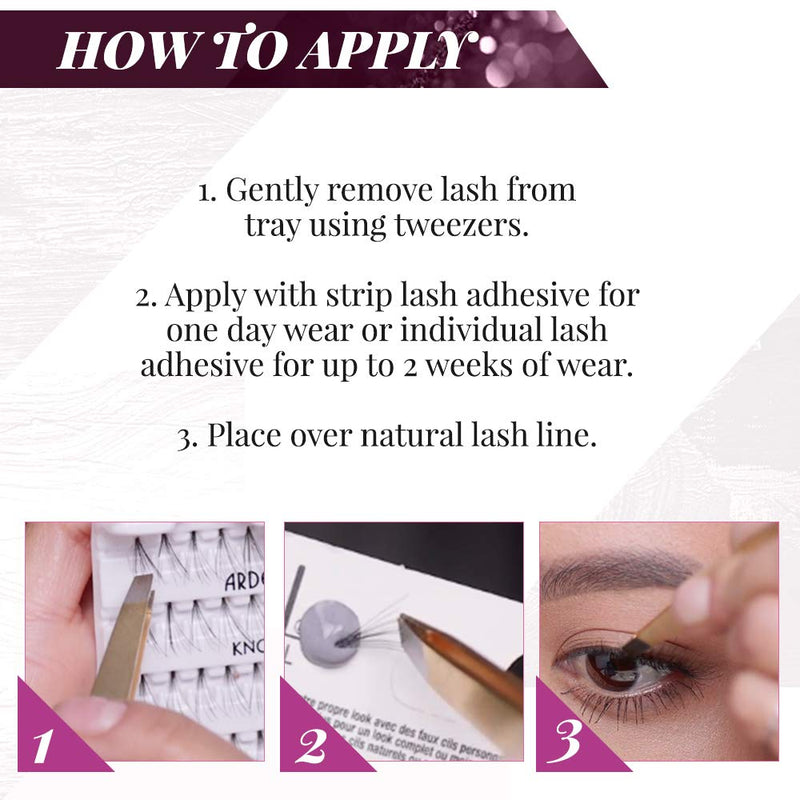 Ardell - Double Up Knot-Free - Short #61484 (4 Pack)