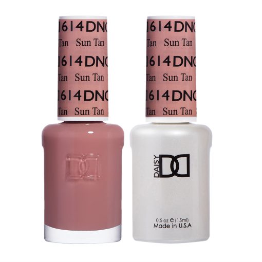 Bronceador en gel y laca DND n.° 614 – 14 ml (0,5 fl oz) UV/LED para remojar