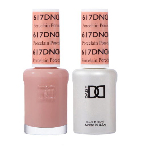 Gel y laca DND n.° 617 Porcelana – 14 ml (0,5 fl oz) UV/LED para remojo