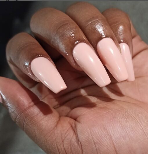 DND Gel & Lacquer #618 Peach Buff – 0.5 fl oz UV/LED Soak Off