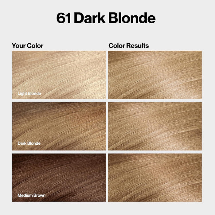 Revlon ColorSilk Permanent Hair Color #61 Dark Blonde (3 Pack)