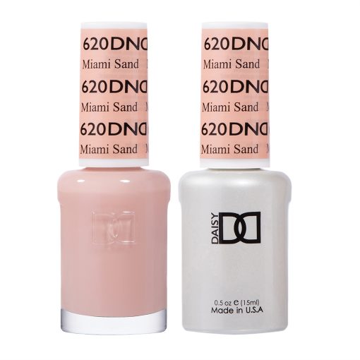 Gel y laca DND n.° 620 Miami Sand – 14 ml (0,5 fl oz) UV/LED Soak Off